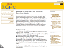 Tablet Screenshot of inverclydechildprotection.org